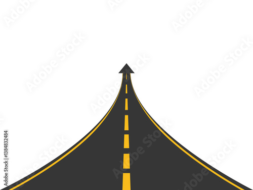 highway, main road of growth, career path, business concept