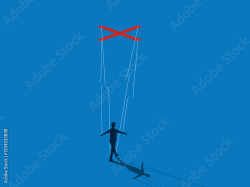 Freedom to manage people, puppeteer cuts the strings that control