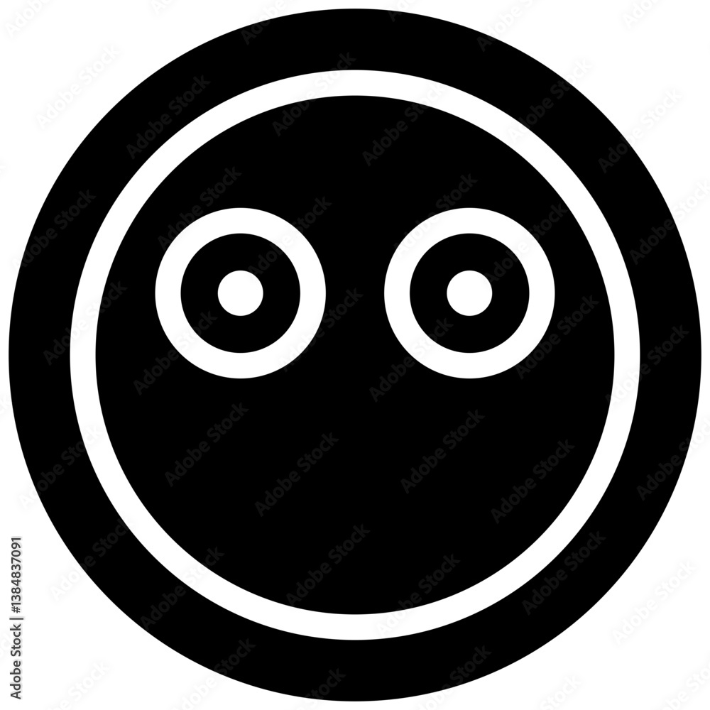 Face Without Mouth Icon Face Without Mouth Icon