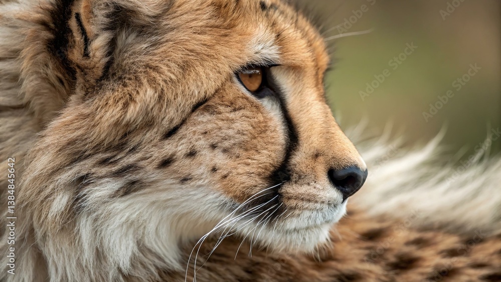 Obraz premium Animal fur texture, high resolution close-up
