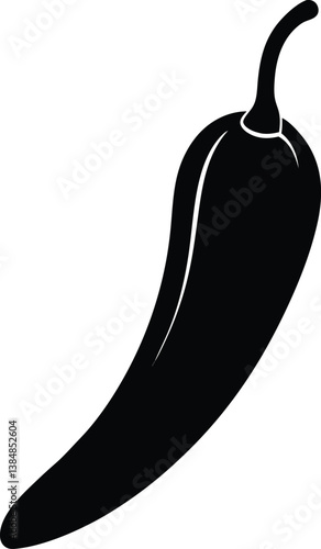 vector illustration of a chili pepper