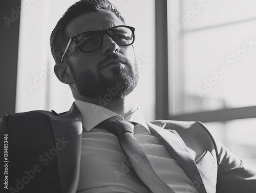 portrait of a handsome young businessman