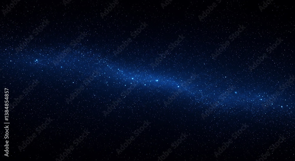 Fototapeta premium Celestial Stream AI Generated