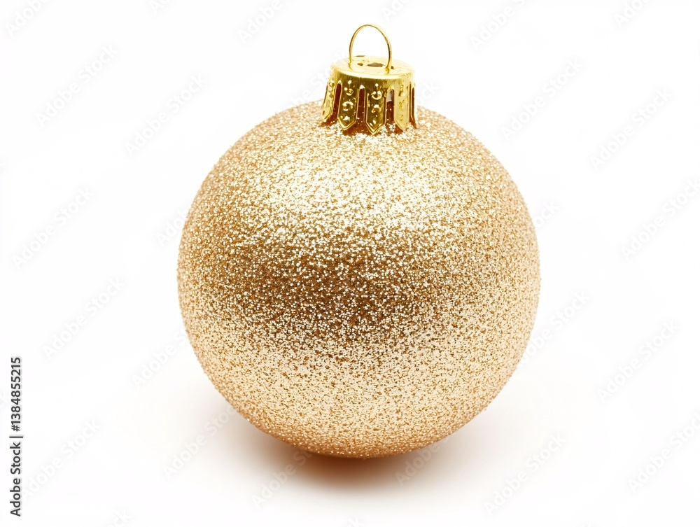 christmas ball on white background