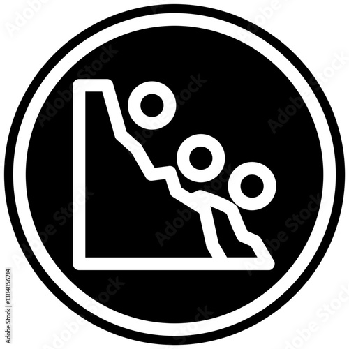 Falling Rocks Icon