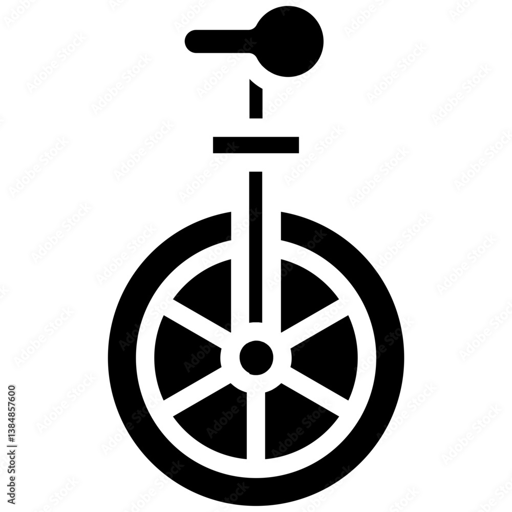 Unicycle Icon Unicycle Icon