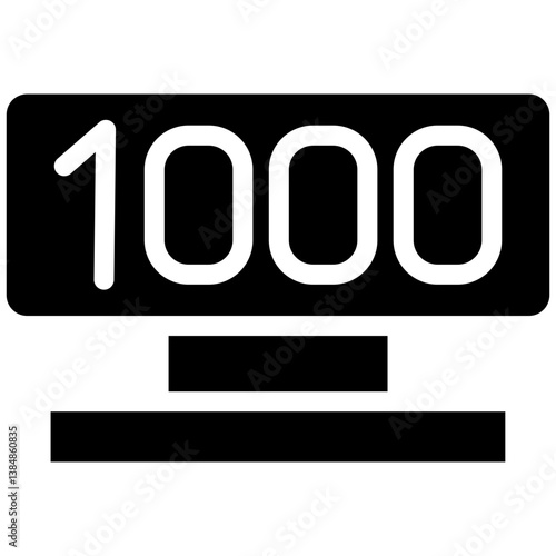 Taxi Meter Vector Icon