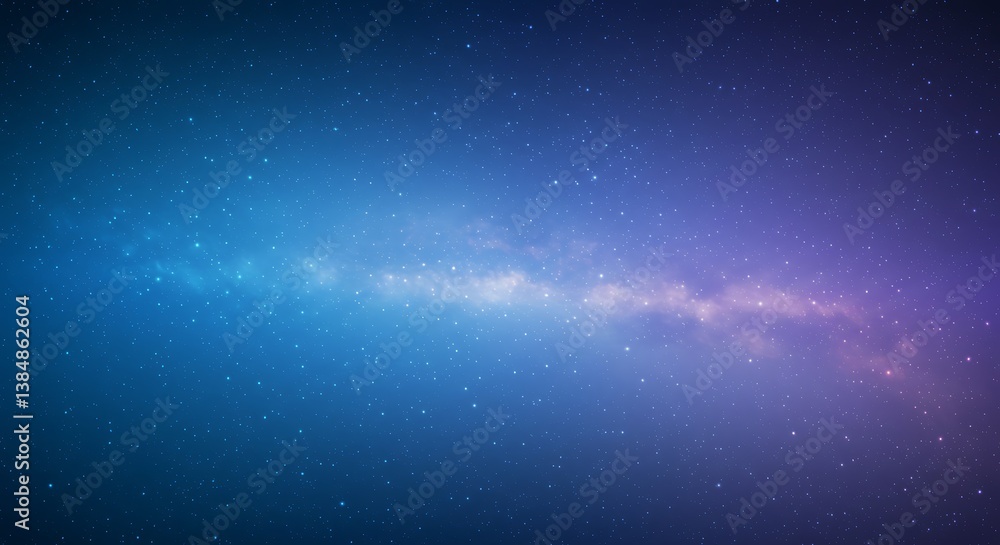 Fototapeta premium Celestial Dust and Dreams AI Generated