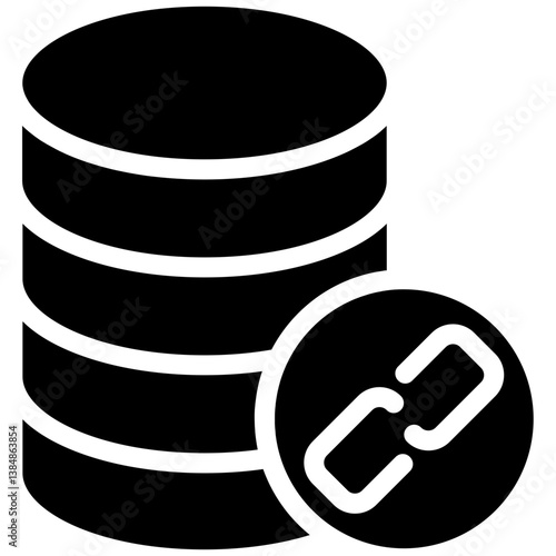 Linked Data Vector Icon
