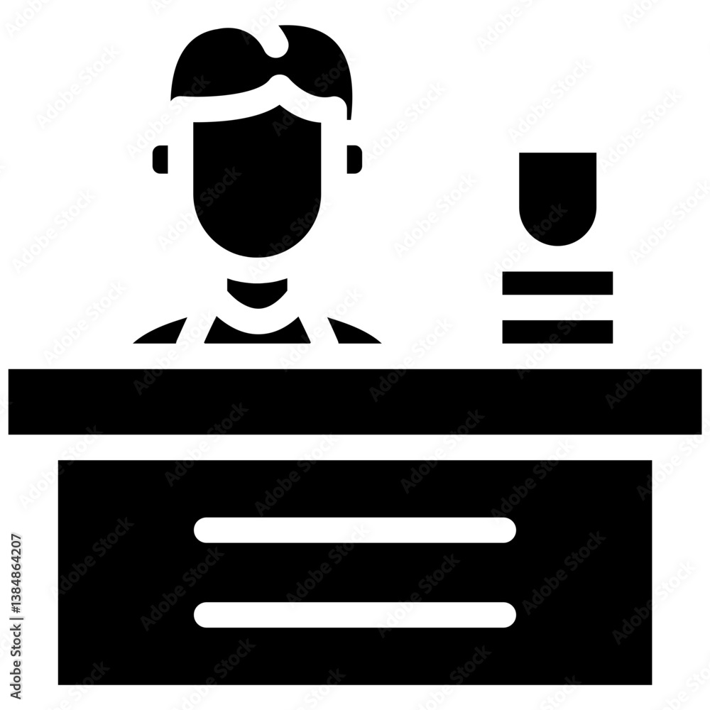 Workplace Vector Icon