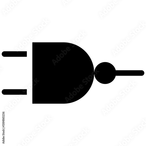 NOT Gate Vector Icon