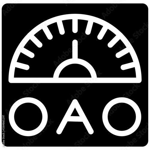 Ammeter Vector Icon