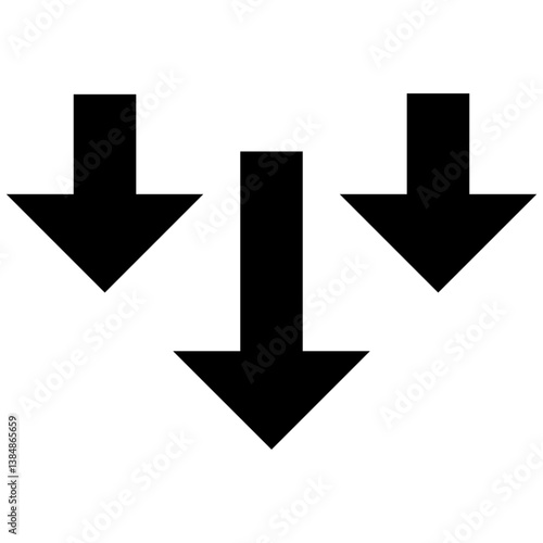 Downfall Vector Icon