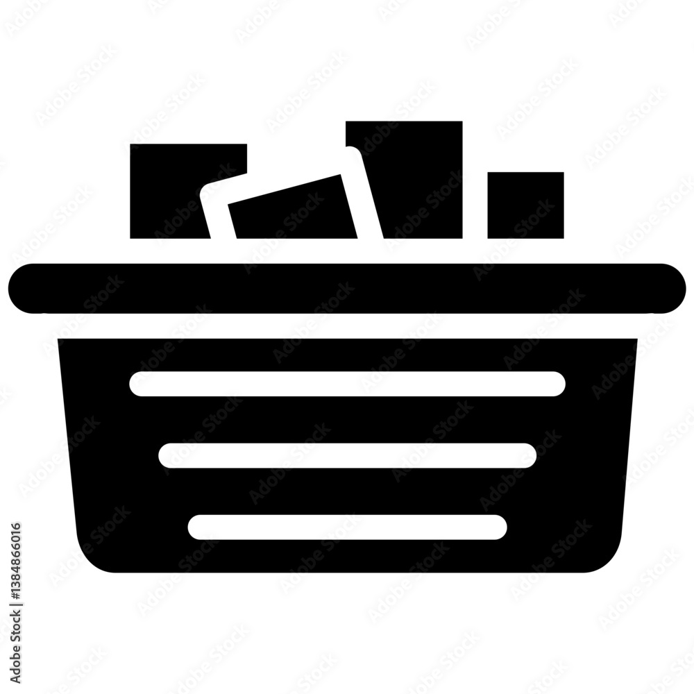 Shopping Items Vector Icon