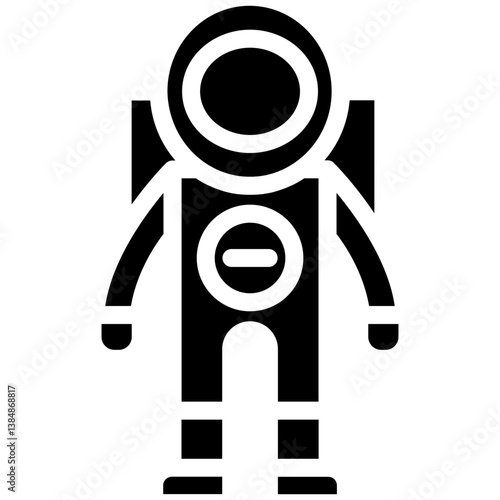 Astronaut Flying Icon