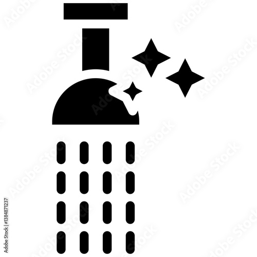 Cleaning Shower Icon