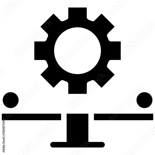 Obraz na plátně Bias Icon