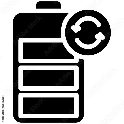 Battery Recycling Icon