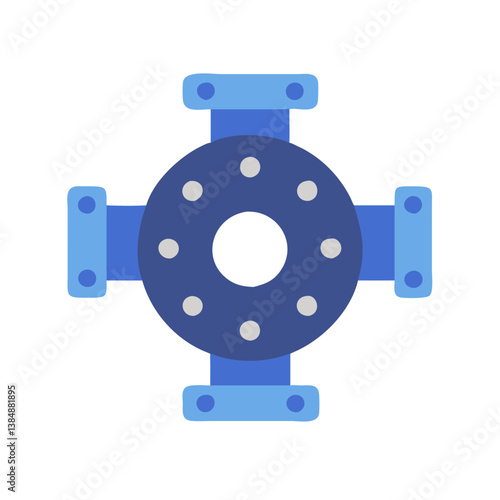  Stylish Pipe Flange Tool Icon Representation