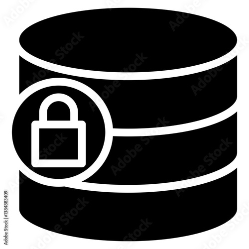 Database Lock Icon