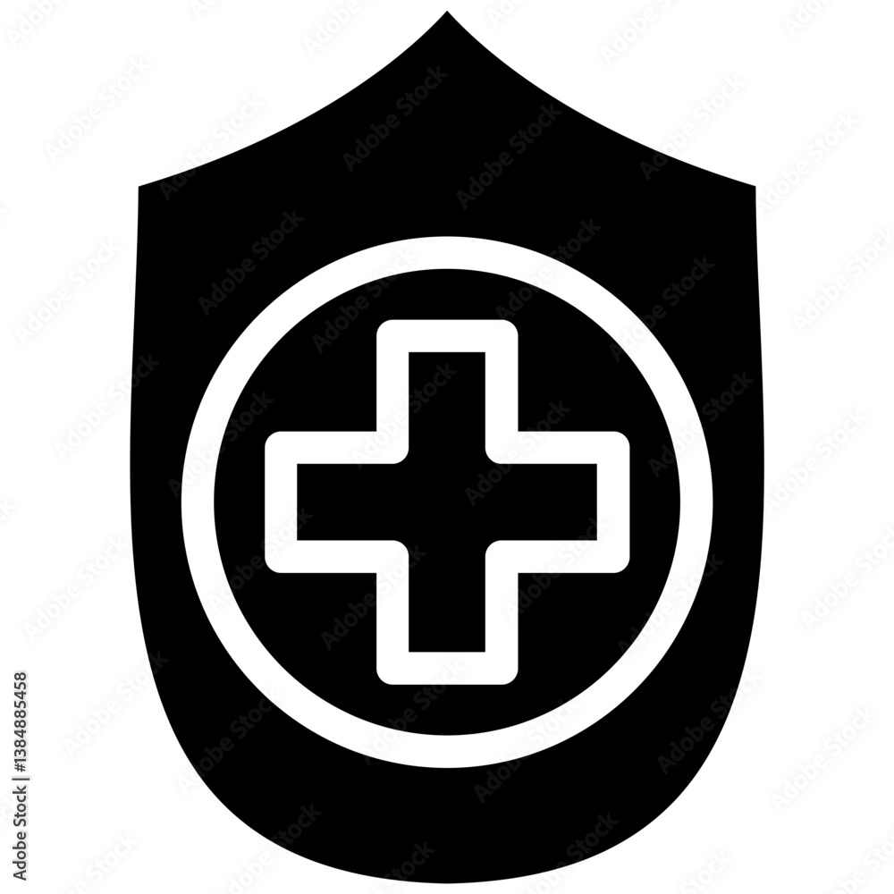 Fototapeta premium Immune System Shield Icon