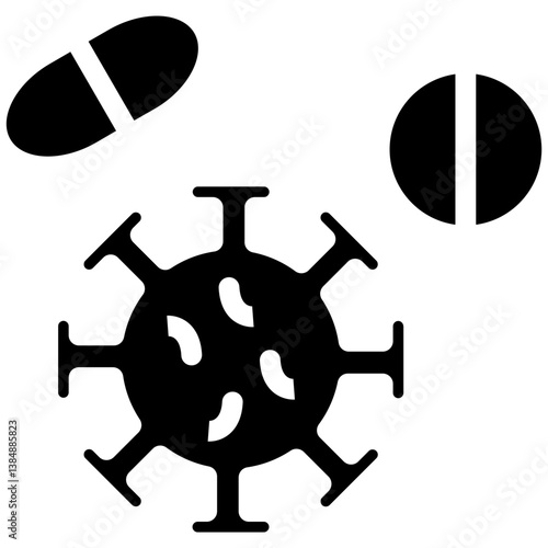Antiviral Medication Icon