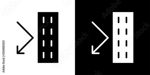 Insulation icons vector set in solid flat style