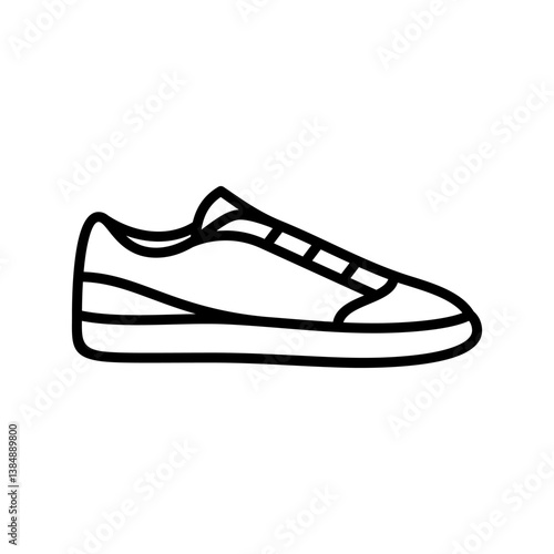 Cool casual shoes icon vector design with trendy style