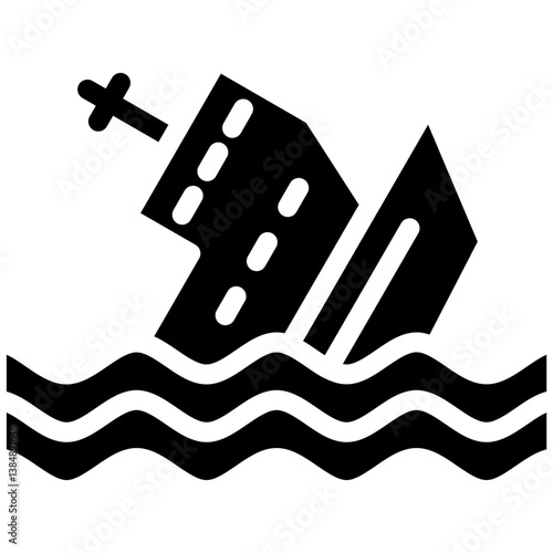 Ship Sinking Icon