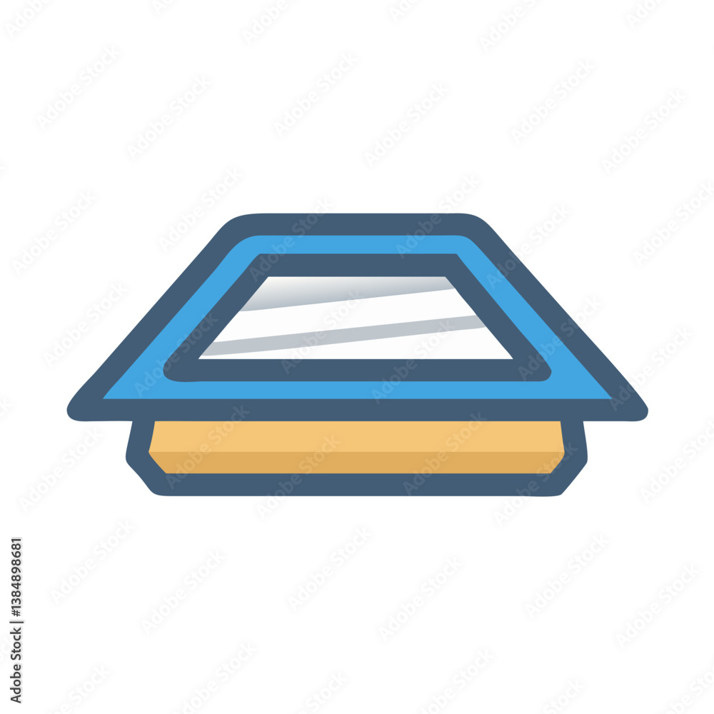 Icon of Roof Skylight for Energy Efficiency Icon of Roof Skylight for Energy Efficiency