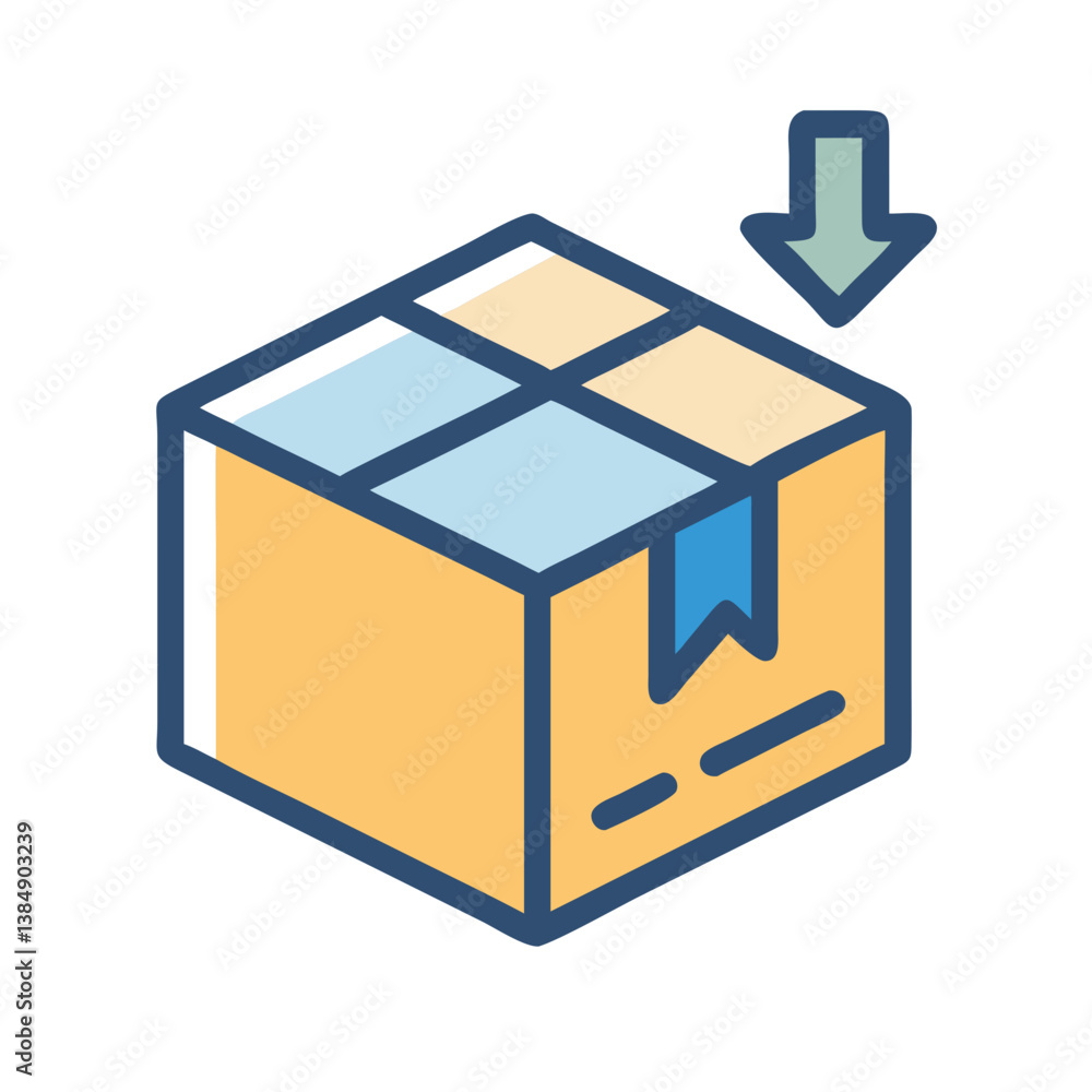 Shipment Box Icon for Delivery Tracking Shipment Box Icon for Delivery Tracking