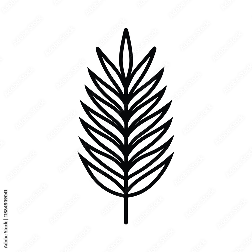 Fern Leaf Vector. Fern Leaf Vector.