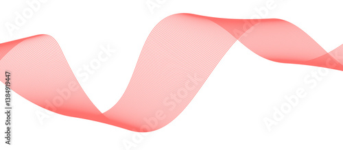 Abstract wave line for banner  wallpaper background with wave design. Futuristic technology and  wave pattern.