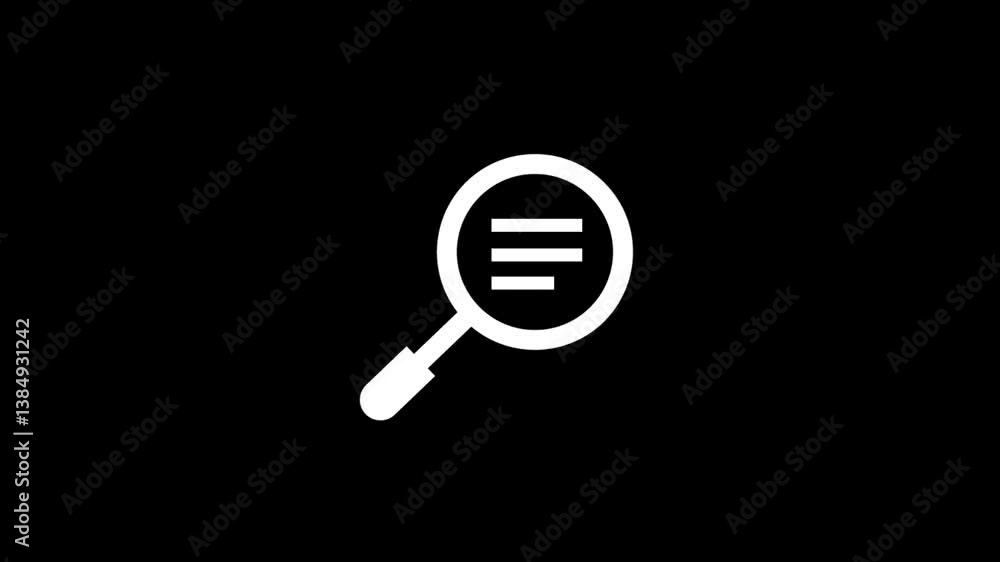 Search user magnifying sign on black background . Search profile animated icon. Find person 4k video. Search user magnifying sign on black background . Search profile animated icon. Find person 4k video.