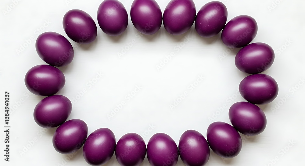 Obraz premium Amethyst Egg Embrace AI Generated