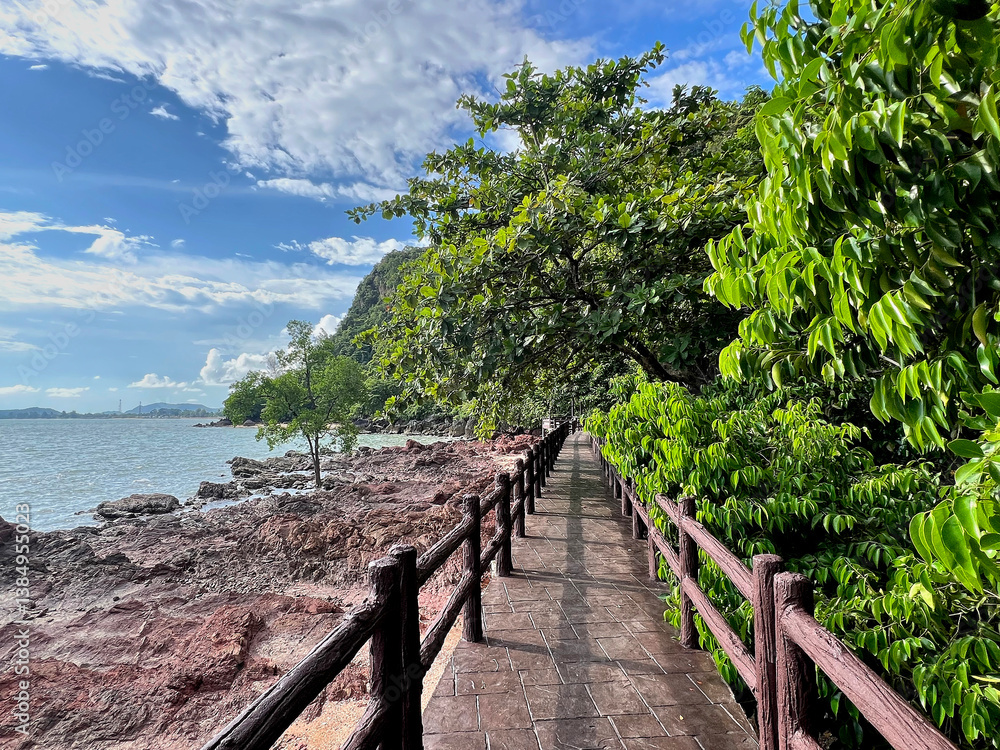 Fototapeta premium Mu Ko Phetra National Park is the most famous landmark in Satun, Thailand