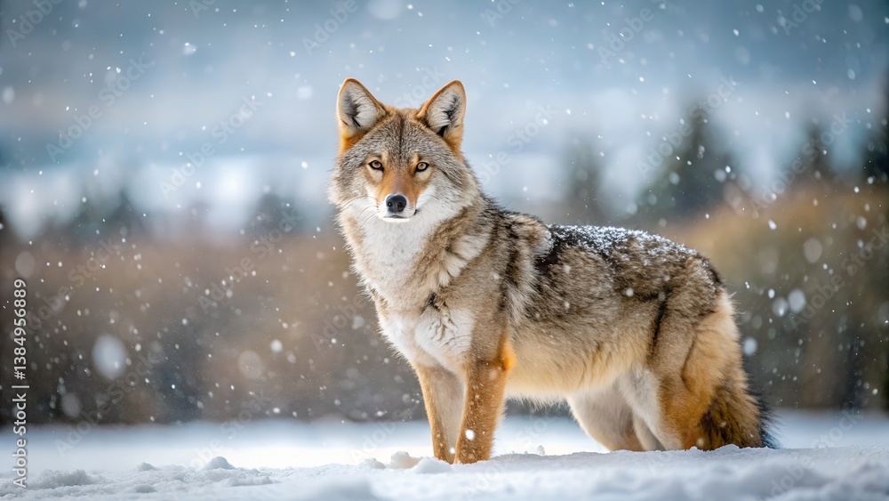 Stunning 8K Resolution Image of a Coyote - Majestic Wildlife Photography Stunning 8K Resolution Image of a Coyote - Majestic Wildlife Photography