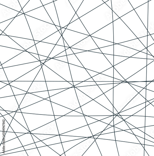 Texture with threads, strings or wires stretched in different directions