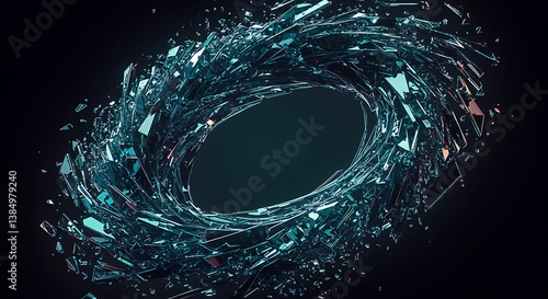 Shattered Vortex AI Generated