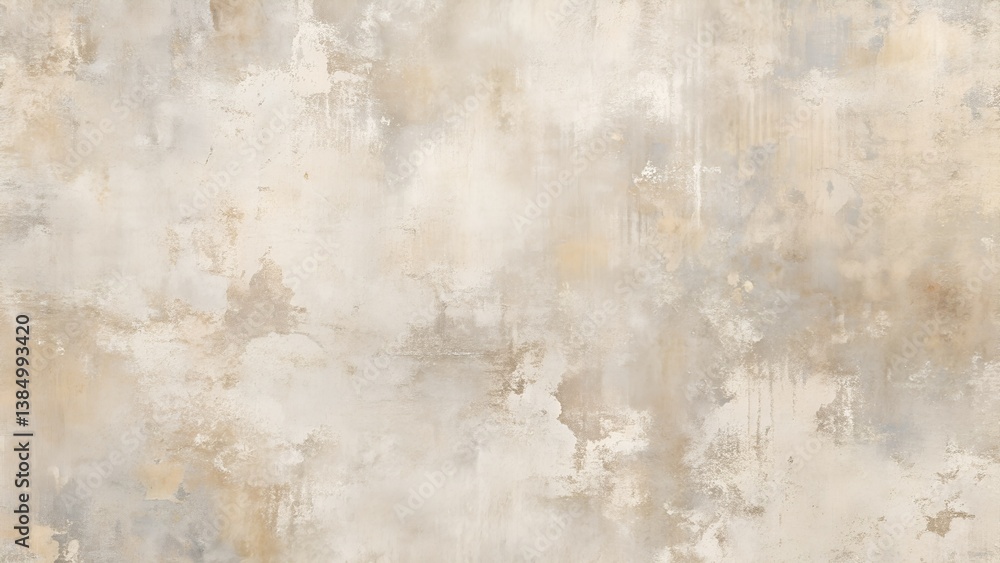 Minimal abstract grunge with soft beige and grey tones, subtle cracks and faded paint textures Minimal abstract grunge with soft beige and grey tones, subtle cracks and faded paint textures