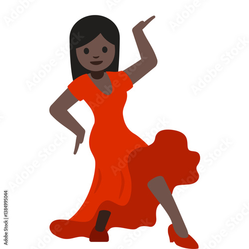 Woman Dancing (Dark Skin)
