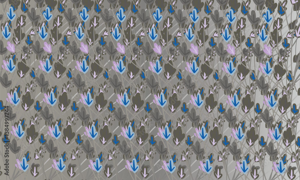 Fototapeta premium Colorful abstract blue background with circles featuring a diverse group of people in a 3D style representing community and society