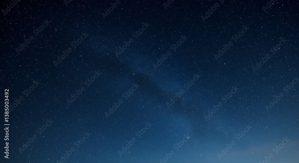 Fototapeta premium Celestial River at Nightfall AI Generated