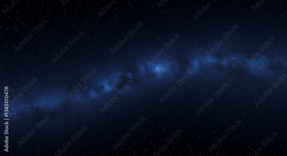 Fototapeta premium Celestial River of Light AI Generated