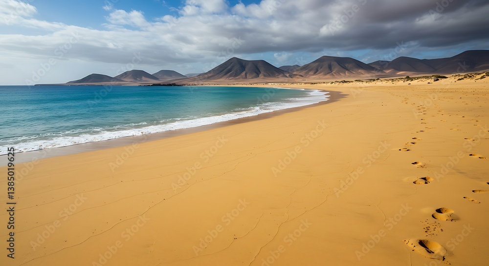 Golden Sands, Azure Dreams AI Generated Golden Sands, Azure Dreams AI Generated