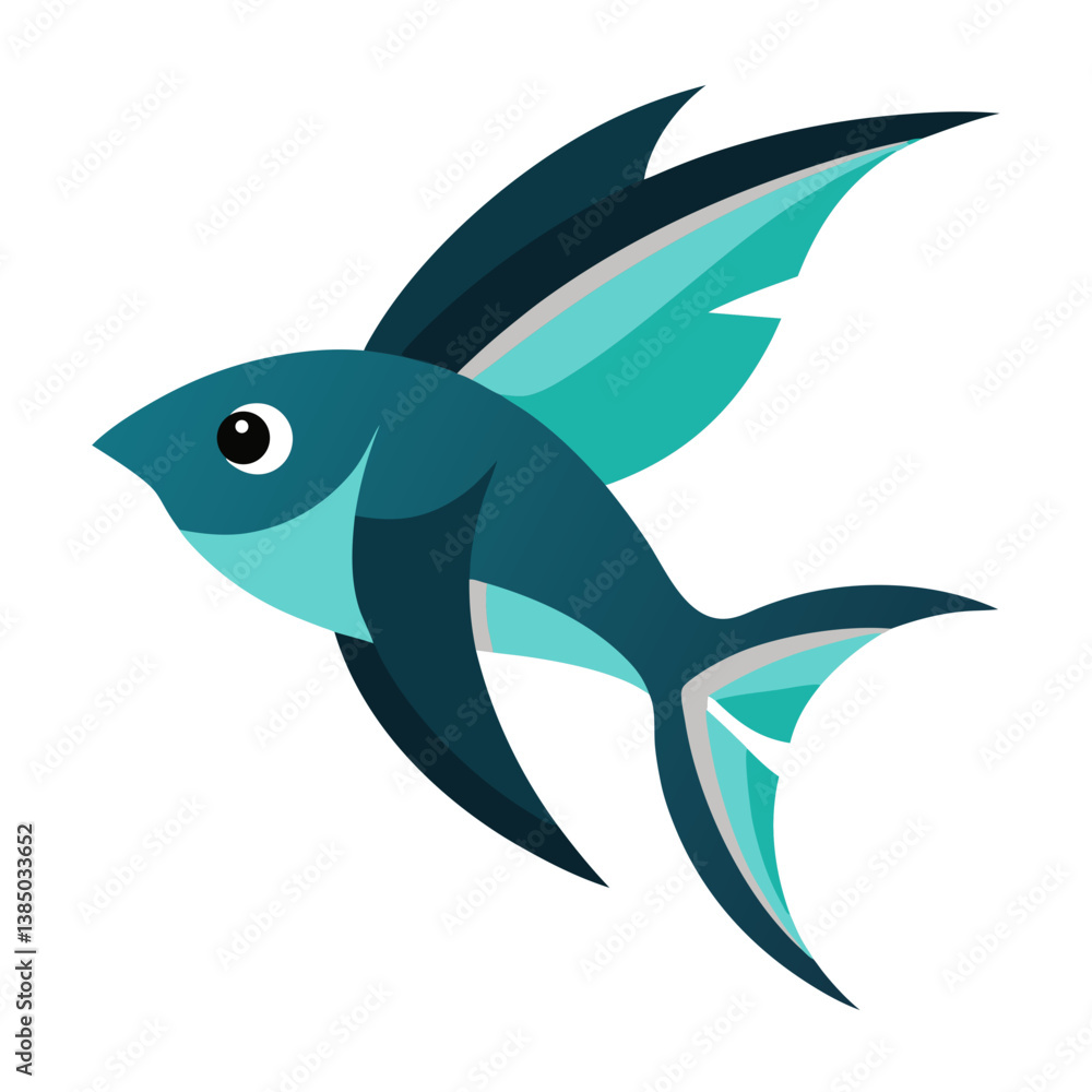 Obraz premium Flying fish