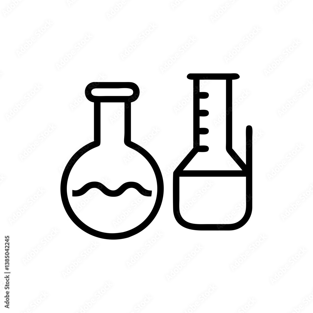 Simple Set of Chemical Related Vector Line Icons. Contains such Icons as Atom, Flask, Experiment, Research, Laboratory and more. Editable Stroke. Simple Set of Chemical Related Vector Line Icons. Contains such Icons as Atom, Flask, Experiment, Research, Laboratory and more. Editable Stroke.
