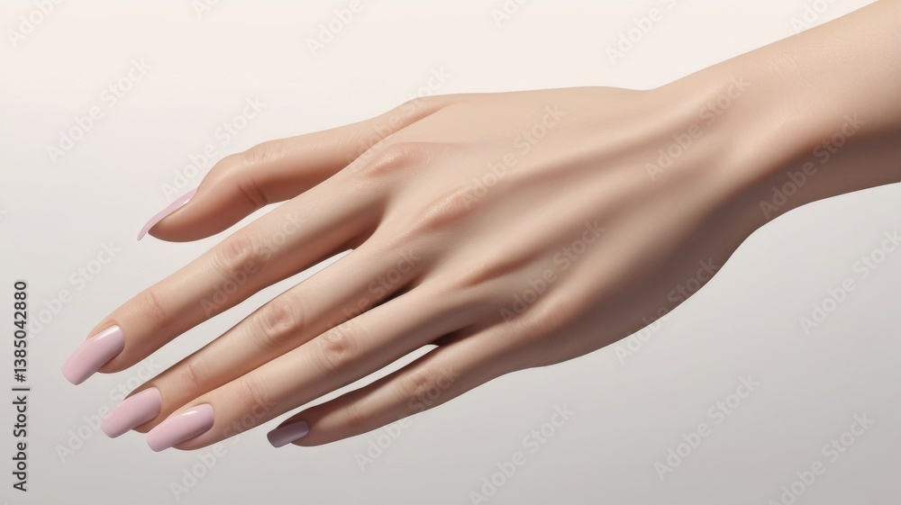 female hands with manicure female hands with manicure