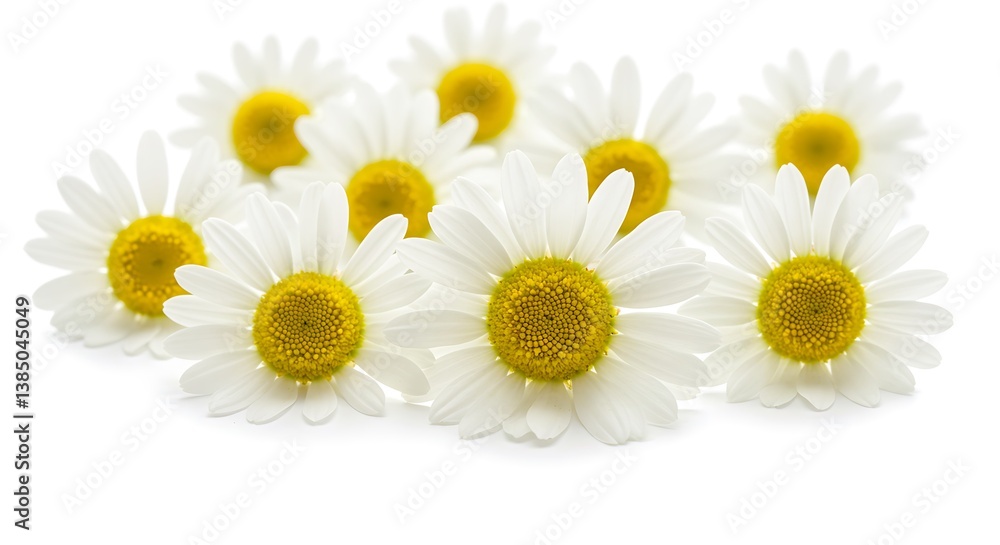 Fototapeta premium Daisies' Golden Embrace AI Generated