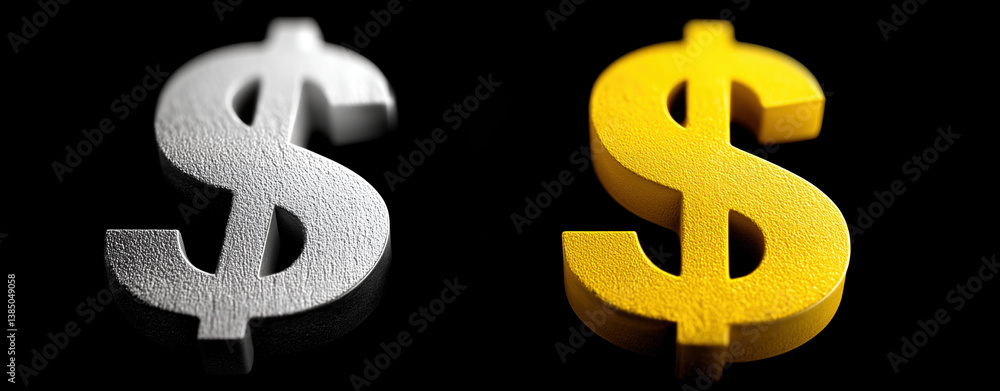 Investing in logistics can enhance exchange of resources, represented by contrasting dollar signs symbolizing wealth and opportunity Investing in logistics can enhance exchange of resources, represented by contrasting dollar signs symbolizing wealth and opportunity